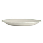 Thumbnail image #2 for Steelite International HL Ivory HL52663930 China Oval Platter, 11.75 x 8 in, Carolyn Styleline Green, Scalloped Edge 1 Dozen