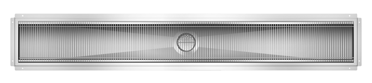 Product image #2 for KoolMore 12-Inch x 84-Inch Stainless Steel Floor Trough Drain with Subway-Style Grating and Removable Drain Basket