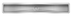 Thumbnail image #2 for KoolMore 12-Inch x 84-Inch Stainless Steel Floor Trough Drain with Subway-Style Grating and Removable Drain Basket