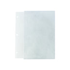 Thumbnail image #1 for Risch PAGEPRO-CMBFFWD 5.5X8.5 Vinyl 3-Hole Punched Menu Page Protector, 5-1/2 x 8-1/2 in.