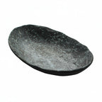 Thumbnail image #1 for G.E.T. Endure 15005085007 Melamine Oval Plate, 12.4 x 7 x 1.6 in, Weathered Pewter Case of 12