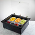 Thumbnail image #4 for Portable Insulated Single Ice Well with Clear Acrylic Lid, Brushed Aluminum, Black Finish