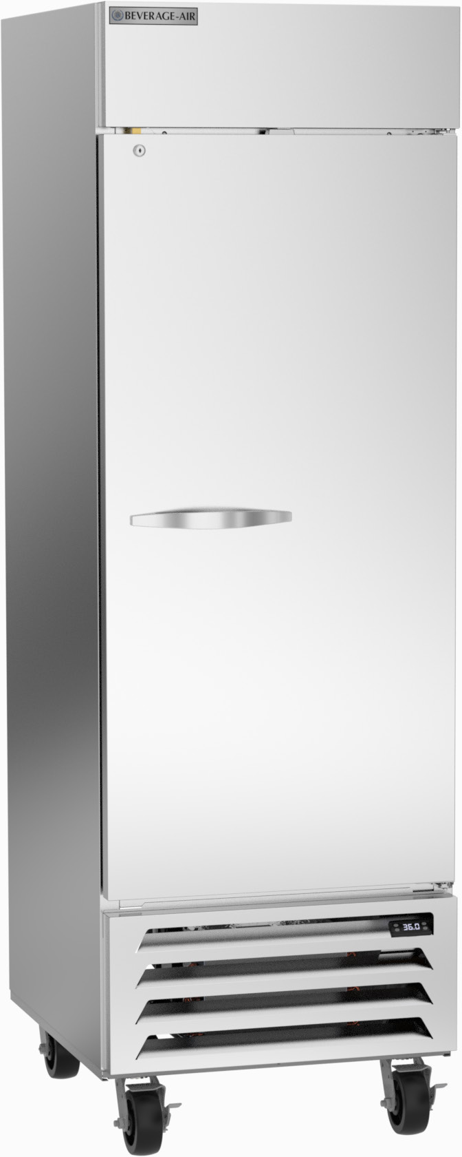Product image #5 for Beverage-Air Horizon Series Bottom-Mount Reach-In Refrigerator, 1 Section, 23.32 Cu. Ft., Solid Door
