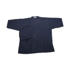 Thumbnail image #1 for Korin Inc UC-109-L Sushi Chef Coat, Dark Blue, Poly/Cotton, Large