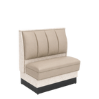 Thumbnail image #1 for ATSMFG ATS AT&S-ASD-LXL36-6CH GR7 Alex Laminate Deuce Booth, single, 30" long x 36" high, 6-channel back, Laminate Trim, removable sinuous spring