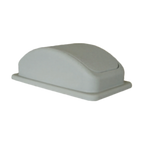 Thumbnail image #1 for Thunder Group PLTC023GL 23 Gallon Gray Plastic Rectangular Trash Can Lid, Snap-On Swing Door Case of 10
