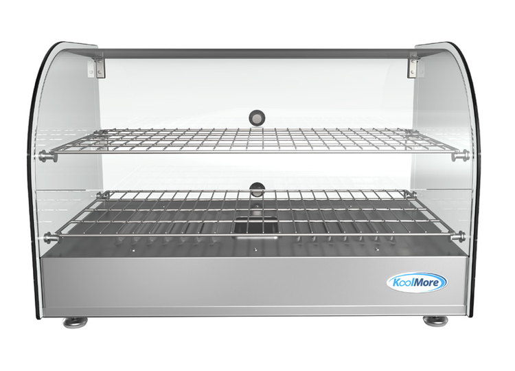 Product image #5 for KoolMore 22-Inch Curved Glass Countertop Hot Food Display Warmer, 1.5 Cu. Ft., Full-Service