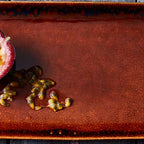 Thumbnail image #1 for Tableware Solutions USA Autumn by Continental 33RECT202-197 Rectangular China Platter, 11-1/5 x 6-1/2", Spice Case of 12