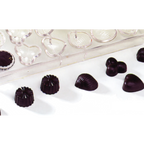 Thumbnail image #1 for Matfer Bourgeat 380105 Polycarbonate Chocolate Mold, Assorted Shell, Egg, Snail & Heart Shapes