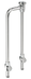 Thumbnail image #2 for Krowne Royal Series U-Shaped Vacuum Breaker Assembly, 6 Inch Centers, 1/2 Inch NPT Male Threads