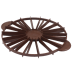 Thumbnail image #1 for JB Prince B627 B Adjustable Plastic Cake Marker, 10-Inch Diameter, 14 or 18 Sections, 2 Patterns, Brown