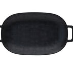Thumbnail image #1 for Cal-Mil Sedona 22161-13 Serving Platter, 23" Oblong, Melamine, Black, with Handles