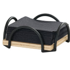 Thumbnail image #1 for Cal-Mil Logan 25220-93 Wood Napkin Holder, 5" x 5" x 3"H, Black