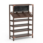 Thumbnail image #1 for Steelite Mogogo MGCCAN03DCXF Canvas Grab-and-Go Signage Unit, Dark Brushed Copper, on Legs