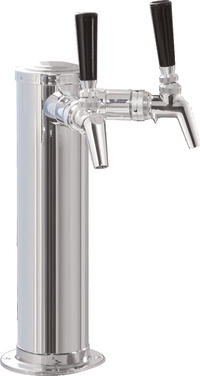 Perlick 2-Faucet Glycol-Cooled Countertop Draft Arm Beer Tower