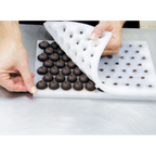 Thumbnail image #2 for JB Prince M611 Silicone Sphere Mold, 67 Compartments, 1-Inch Diameter, 2-Piece, Nonstick, -40° to 536°F