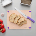 Thumbnail image #2 for Epicurean Cutting Surfaces, LLC 622-14110114 HACCP Paper Composite Cutting Board, Non-Slip, 14.5 x 11.25 x 3/8 in, Purple Allergy Feet Case of 2