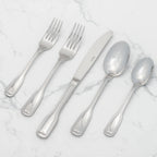 Thumbnail image #2 for Browne USA Foodservice Lafayette 502205 European Dinner Fork, 8.3", 18/0 Stainless Steel, Mirror Finish 1 Dozen