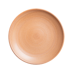 Thumbnail image #1 for Vertex China Elements E-6-D 6-1/4-Inch Round China Coupe Plate, Gold Dust, Polished Foot, Subtle Embossing Case of 3 Dozen