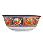 Thumbnail image #1 for Thunder Group Peacock 5306TP Swirl Melamine Bowl, 21 oz, 6 in Diameter Case of 6 Dozen