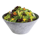 Thumbnail image #1 for Libbey APS Germany - Element APS 84829 Round Melamine Bowl, 101-1/2 oz., 11-1/8" Dia. x 4-3/4"H, Patterned Concrete