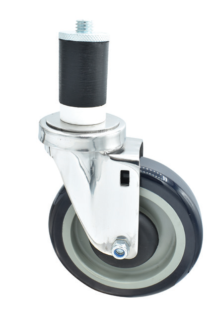 Product image #2 for BK Resources 5SS-RA-PLY Shelf Casters & Leveling Feet