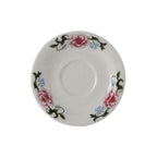 Thumbnail image #1 for Tuxton China Wester Rose LCE-054 China Saucer, 5-1/2", Round, Narrow Rim, Eggshell Case of 3 Dozen