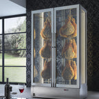 Thumbnail image #1 for Oscartek ProVino II PROVINO II CC2075 Cheese & Charcuterie Deli Case, 82", 3 Triple-Pane Glass Doors, Stainless Steel Interior/Exterior