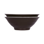 Thumbnail image #2 for G.E.T. Durango - EGS D1008RR-AW/CH Two-Tone Melamine Bowl, 40 oz, 8-3/8 in Round, Antique White/Chocolate Case of 6