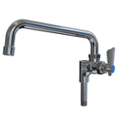 Thumbnail image #1 for NBR Equipment P4AS14 Add-On Pre-Rinse Faucet, Lead-Free Brass, 14" Swing Spout, 1/4-Turn Ceramic Cartridges