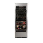 Thumbnail image #1 for Perlick Corporation CC30C-2-4LL Dual-Zone Glass Door Beverage Column Refrigerator, Wine Zone, 55-Bottle/230-Can Capacity