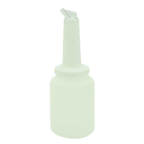 Thumbnail image #1 for Thunder Group PLSNP02W 2-Quart Plastic Storer and Pour with Spout and Cap, White Case of 6