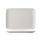 Thumbnail image #1 for CAC China Aurora ARA-RT9 Rectangular Porcelain Coupe Platter, 9" x 6-1/2" Case of 2 Dozen