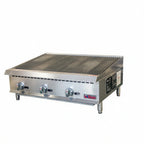 Thumbnail image #1 for MVP Group LLC IKON Cooking IRB-36 LP 36-Inch LP Gas Radiant Broiler, 3 Burners, Manual Controls