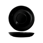 Thumbnail image #1 for International Tableware Cancun CA-2-B Ceramic Saucer, 6-inch Round, Black Case of 3 Dozen