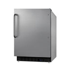 Thumbnail image #1 for Summit Commercial ALR47BCSS Undercounter Reach-In All-Refrigerator, 1-Section, Solid Reversible Door, Stainless Steel Exterior, Bottom-Mount