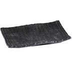 Thumbnail image #1 for Korin Inc PLL-440 Ceramic Rectangular Plate, 8 x 5 x 1-1/4 in, Matte Black