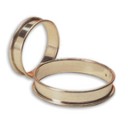 Thumbnail image #1 for Matfer Bourgeat 371611 Round Stainless Steel Tart Ring, 6-1/4" ID x 3/4"H, Bottomless, Rolled Rims