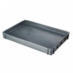 Thumbnail image #1 for Omcan 47553 Middle Shelf, 46"W x 25-3/5"D, for 47153 heavy-duty utility cart, dark gray