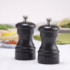 Thumbnail image #2 for Chef Specialties Professional Series Capstan 04502 4-Inch Wood Salt and Pepper Mill Set, Ebony Finish