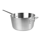 Thumbnail image #1 for Thunder Group ALSKSS008 10 qt Aluminum Saucepan, Mirror-Finished, Riveted Iron Handle Case of 6