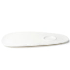 Thumbnail image #1 for Browne USA Foodservice Foundation 5630170 Oval Porcelain Plate, White, 13-1/4 x 7-1/2 in. 1 Dozen