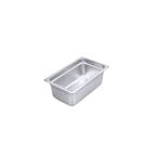 Thumbnail image #1 for CAC China STPQ-23-4 Stainless Steel Solid Steam Pan, 1/4 Size, 4" Deep, 23 Gauge Case of 48