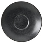 Thumbnail image #1 for Mikasa Hospitality (Lifetime Brands, Inc.) Java 5317676 .) Espresso Cup Saucer, 5.2", Black Matte Porcelain Case of 6