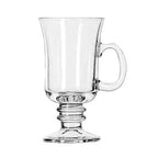 Thumbnail image #1 for Libbey Warm Beverage 5295 Non-Tempered Glass Irish Coffee Mug/Dessert Glass, 8-1/2 oz., with Handle