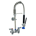 Thumbnail image #1 for Fisher 70070 Mini Pre-Rinse Faucet Assembly, 4-Inch Backsplash Mount, Flexible Gooseneck, 1.15 GPM Spray Valve