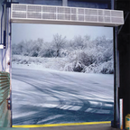 Thumbnail image #1 for Curtron Products Curtron LI S-LI-60-2-EH Heated Electric Air Curtain, 60"W, 2 Motors, 3/4 HP Each, for Doors up to 12' High