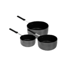 Thumbnail image #2 for Thunder Group ALSS010AC 1-Quart Anodized Aluminum Nonstick Saucepan with Riveted Handle Case of 4