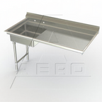 Thumbnail image #1 for AERO Manufacturing 3USD-L-48 Undercounter Soiled Dishtable, 48"W, Left-to-Right Operation, Stainless Steel