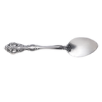 Thumbnail image #1 for 1880 Hospitality Michelangelo by Oneida® 2765SADF Demitasse Coffee Spoon, 4-1/4" L, Ornamental Design, 18/10 Stainless Steel Pack of 1 Dozen